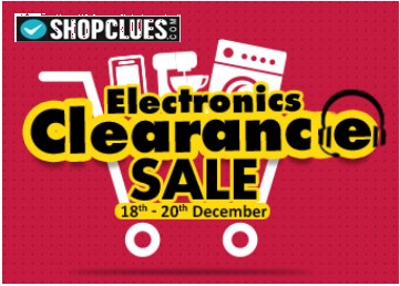 India Desire : Shopclues Electronic Clearance Sale : Get Upto 60% Off on TV, Audio & Large Appliances